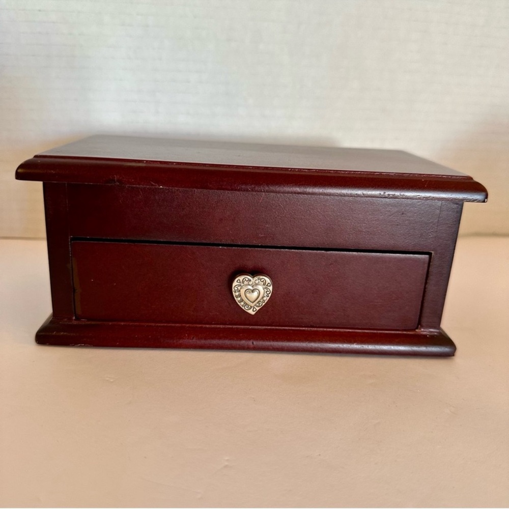 YES! BRIGHTON Wooden Jewelry Box - Picture 2 of 10